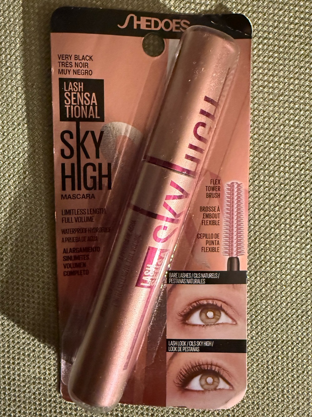 🌞 4/$20 Item - Shedoes Lash Sensational Sky High Mascara - Very Black